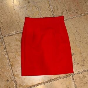 Bardot Vibrant Red Pencil Skirt